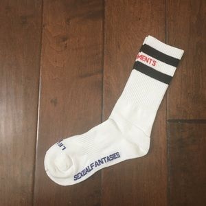 Vetements sexual fantasies socks